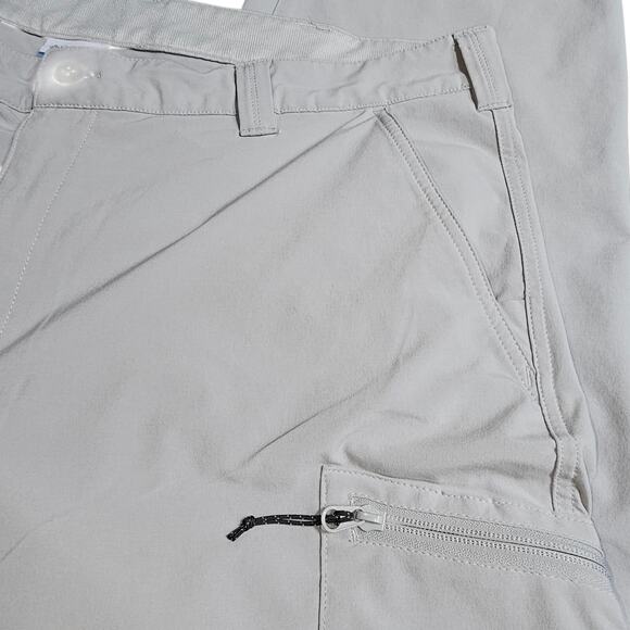 Columbia Mens Gray Lightwieght Convertible Hiking Outdoor Pants 42x30 - Picture 4 of 13